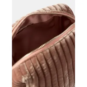 Mint Velvet Pink Small Velvet Wash Bag